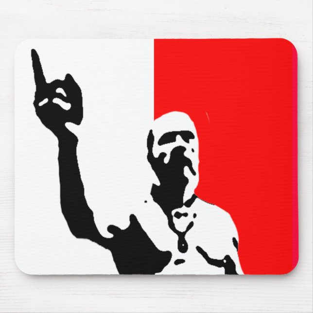 techno viking poster mouse mat (Front)