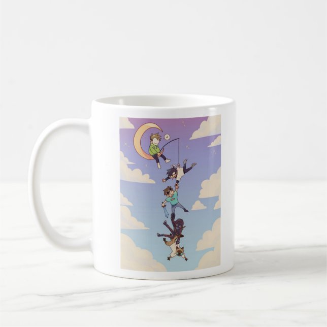 Technoblade Moon Coffee Mug (Left)