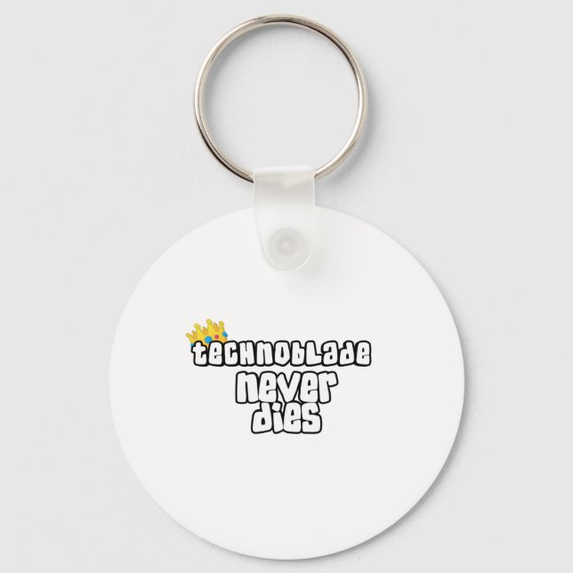 Technoblade Never Dies Key Ring (Front)