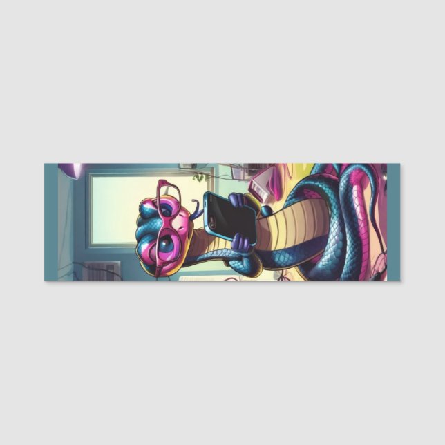 Technological Snake  Name Tag (Front)