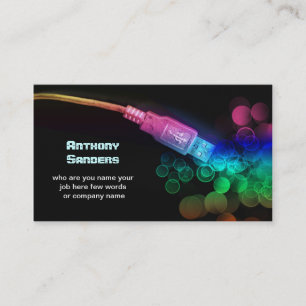 technology business card