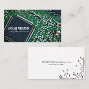 Technology   Circuit Board Business Card