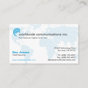 Technology or Communications Business Card