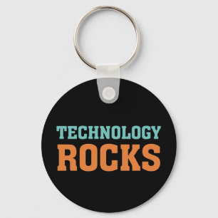 Technology Rocks Key Ring