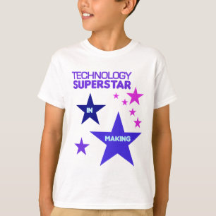 Technology Superstar shirt for kids