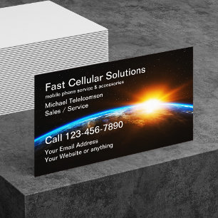 Technology Telecom Services Business Card