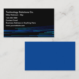 Technology Theme Business Cards 