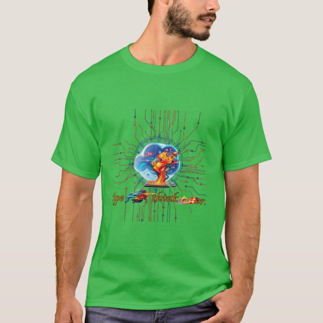 Technology:Type fast, think faster. T-Shirt (Front)
