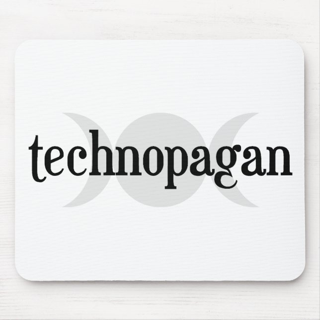 Technopagan Mouse Mat (Front)