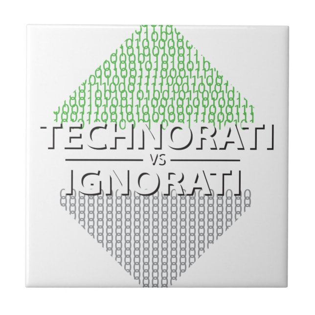 Technorati vs Ignorati Binary Tile (Front)