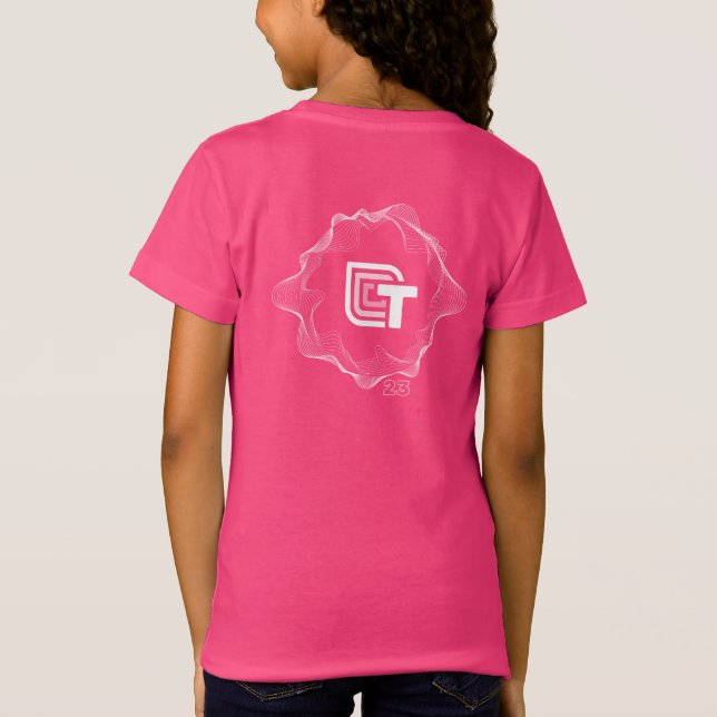 Technovation Waves of Change tee for girls (Back)