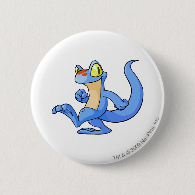 Techo Blue 6 Cm Round Badge (Front)