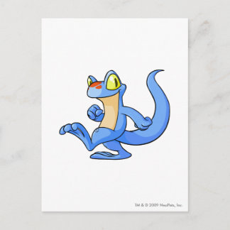 Techo Blue Postcard