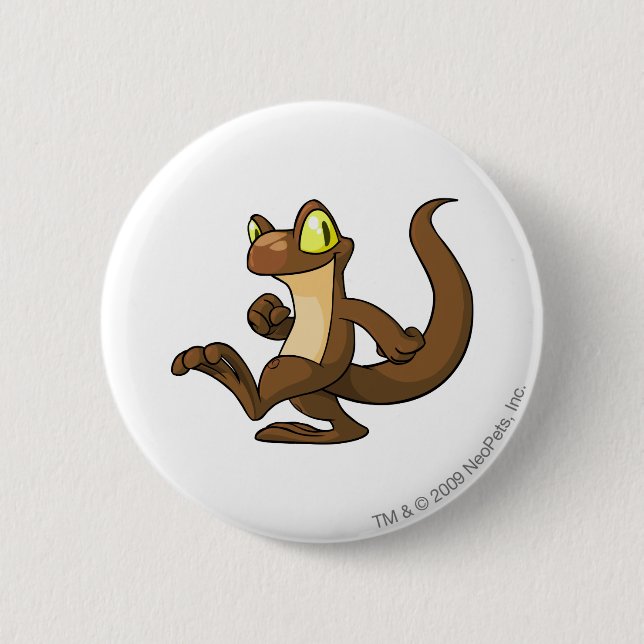 Techo Brown 6 Cm Round Badge (Front)