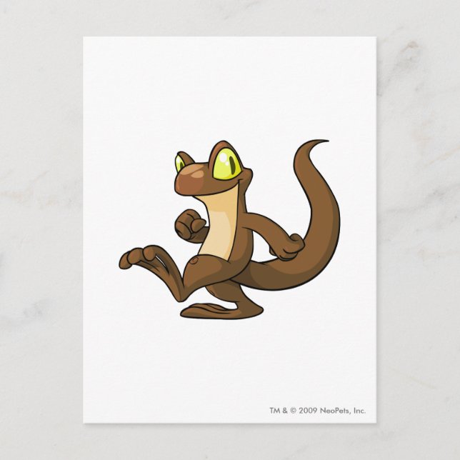 Techo Brown Postcard (Front)