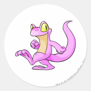 Techo Pink Classic Round Sticker