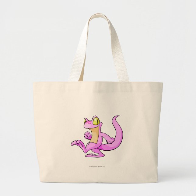 Techo Pink Large Tote Bag (Front)