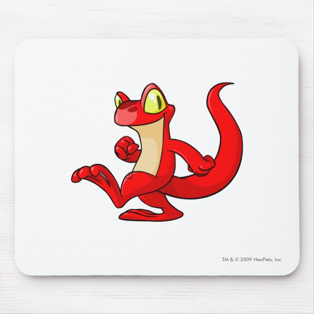 Techo Red Mouse Mat (Front)