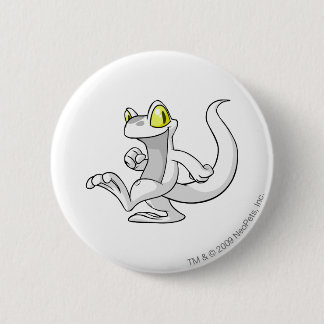 Techo White 6 Cm Round Badge