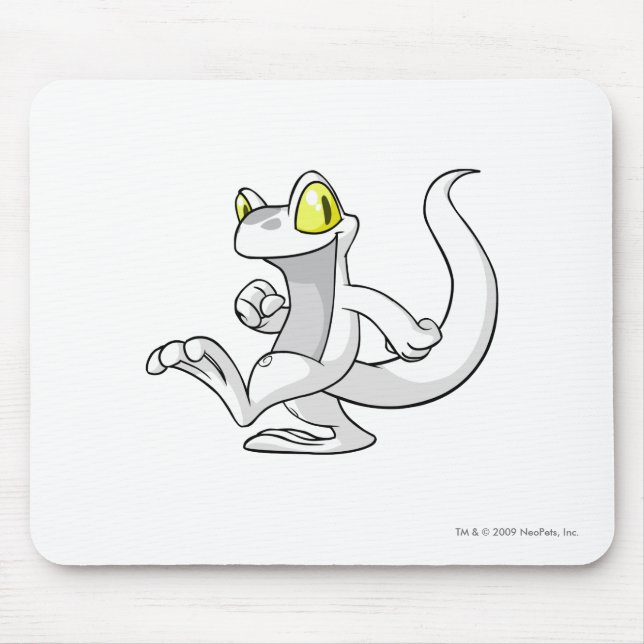 Techo White Mouse Mat (Front)