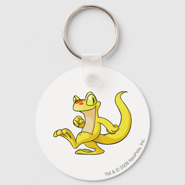 Techo Yellow Key Ring (Front)