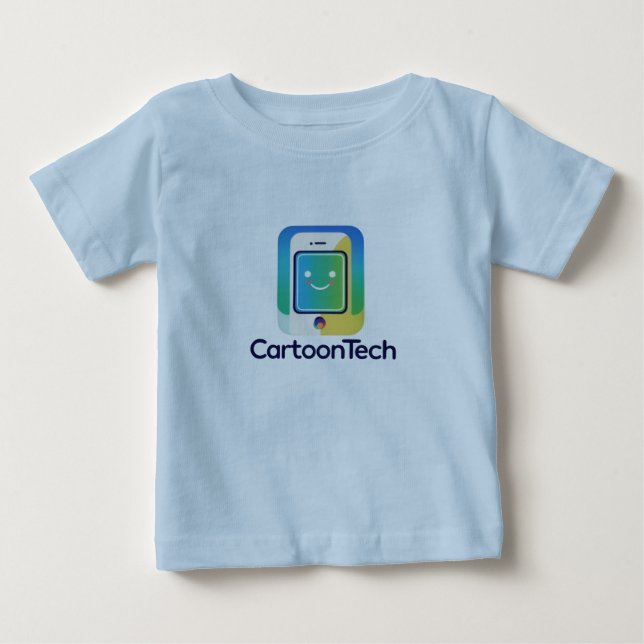 TechToon Cartoon Face T-Shirt (Front)