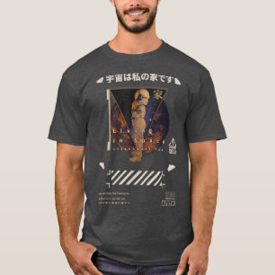 Techwear Cyberpunk Living in Space  T-Shirt