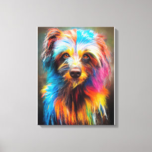 Teckel Dog Pet Cute Adorable Animal Companion Canvas Print