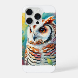 Tecolote Owl 310724AREF134 - Watercolor iPhone 15 Pro Case