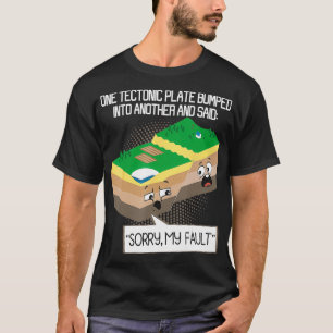 Tectonic Plate Geology Earth Science Teacher Seism T-Shirt