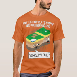 Tectonic Plate Geology Earth Science Teacher Seism T-Shirt
