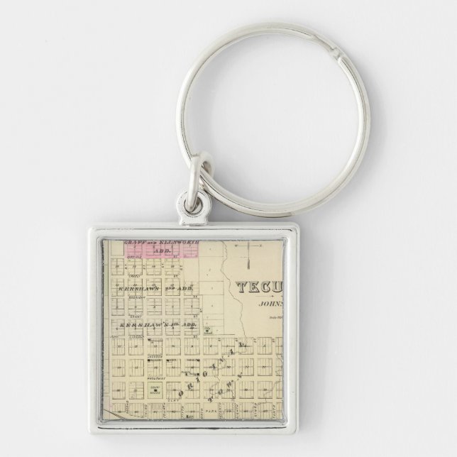 Tecumseh, Nebraska Key Ring (Front)