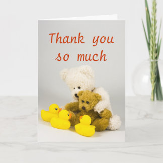 Ted and the Ducks ... Thank You card