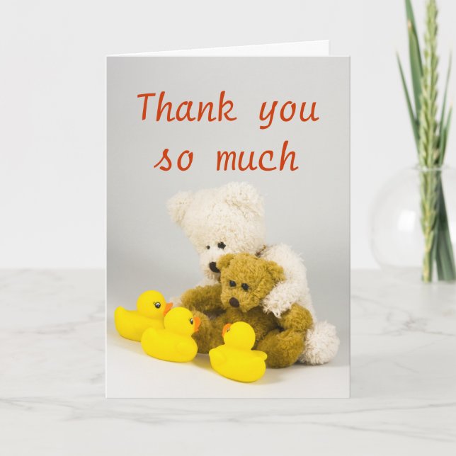 Ted and the Ducks ... Thank You card (Front)