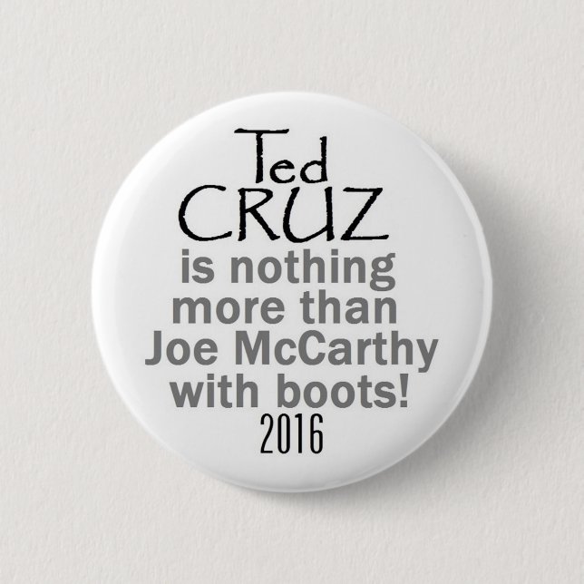 Ted Cruz 2016 6 Cm Round Badge (Front)