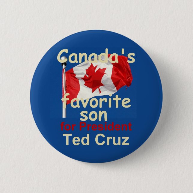 Ted CRUZ 2016 Button (Front)