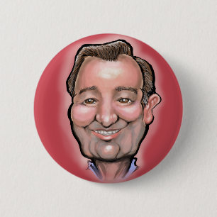 Ted Cruz 6 Cm Round Badge