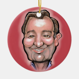 Ted Cruz Ceramic Tree Decoration