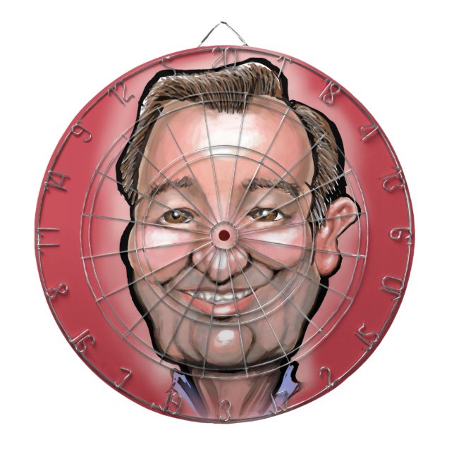 Ted Cruz Dartboard (Front)