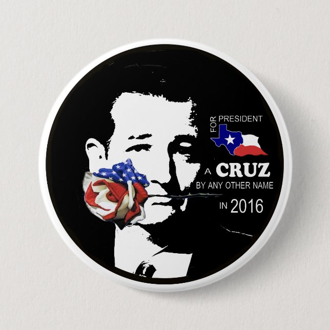 Ted Cruz For President 2016 7.5 Cm Round Badge (Front)