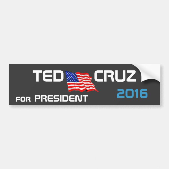 Ted Cruz for president 2016 Bumper Sticker (Front)