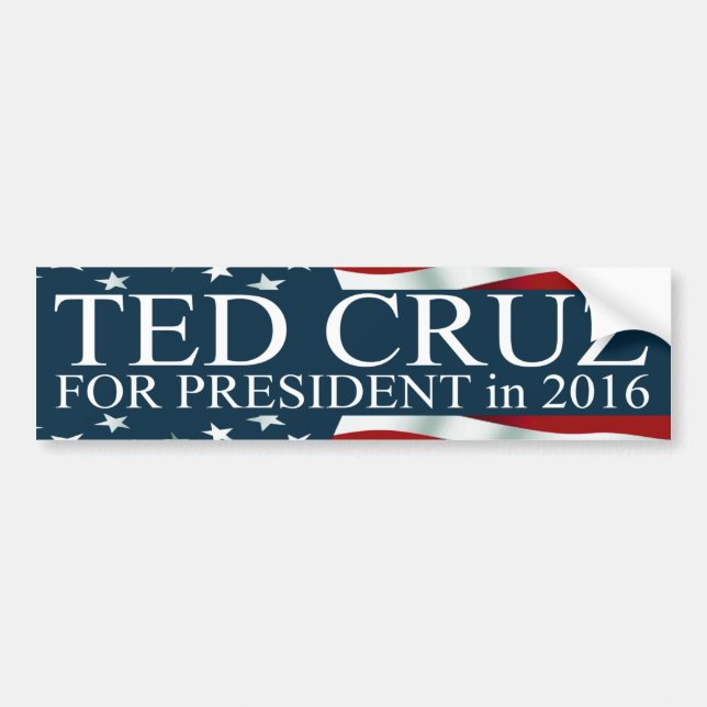 Ted Cruz for President 2016 Bumper Sticker (Front)