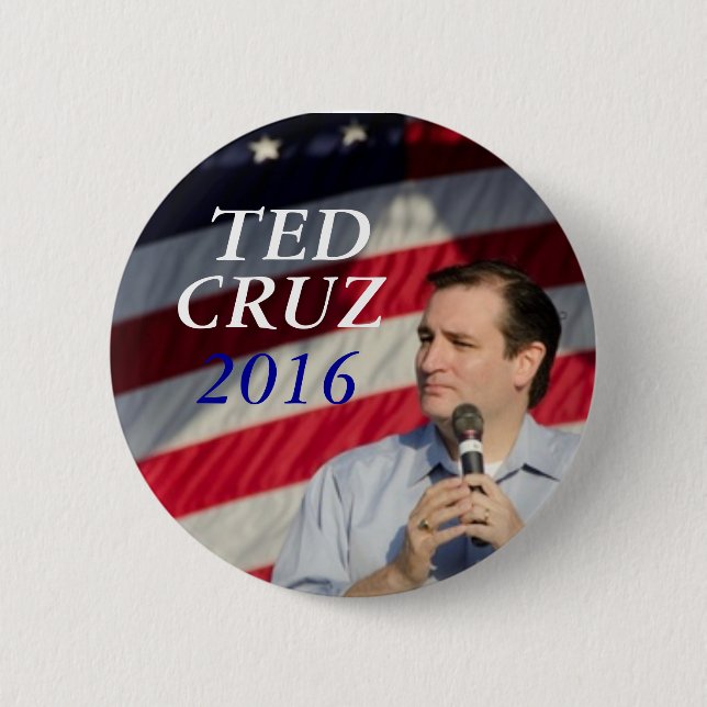 Ted Cruz for President 6 Cm Round Badge (Front)