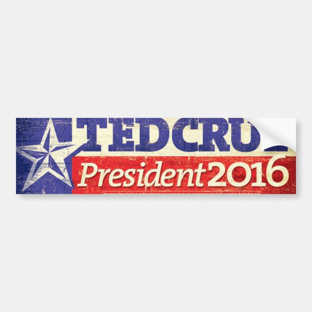 Ted Cruz for President Bumper Sticker (Front)