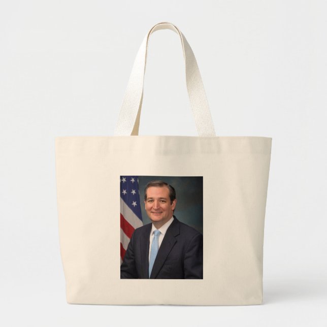 Ted Cruz Large Tote Bag (Front)