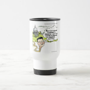 Ted Cruz Slithers From Congress Funny Travel Mug