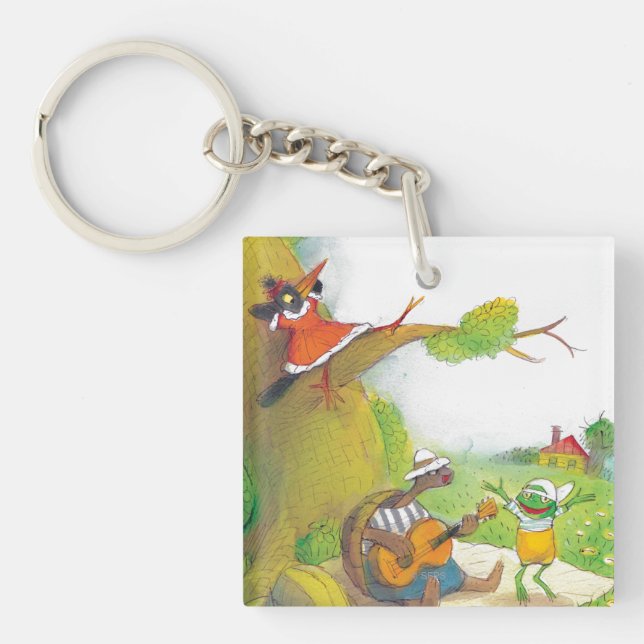 Ted, Ed and Caroll The Picnic 1 Key Ring (Front)