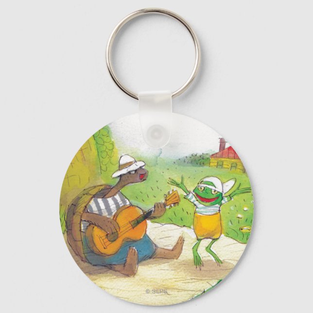 Ted, Ed and Caroll The Picnic 1 Key Ring (Front)