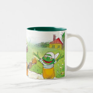 Ted, Ed and Caroll The Picnic 1 Two-Tone Coffee Mug