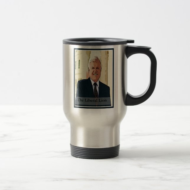 Ted Kennedy - The Liberal Lion Travel Mug (Right)